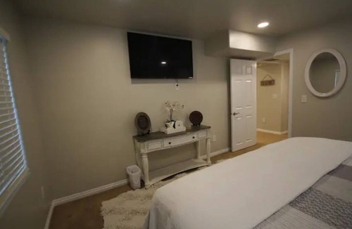 West Jordan House | Upscale 2-bedroom with onsite parking.