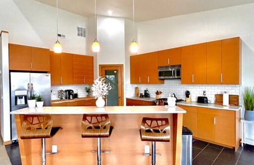 Spokane House | Urban Forest Modern Retreat with Hot Tub!