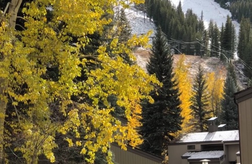 Warm Springs Condo | Waterfront, HUGE deck, Best views in complex, pool, easy parking, ski in & out