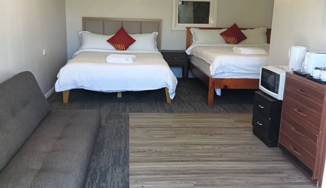 2 double and 1 sofa beds garden chalet, 7C Salisbury Road, Rotorua in Rotorua