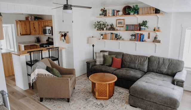 A lovingly curated family home with 4 bedrooms centrally located to adventure!