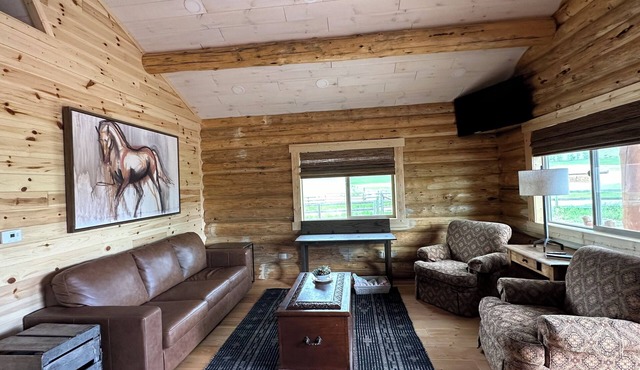 Absaroka Cabin in Paradise Valley nearYellowstone River…just completed