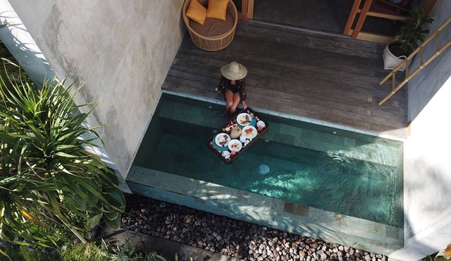 Bamboo Private Pool and Bathub in Buleleng