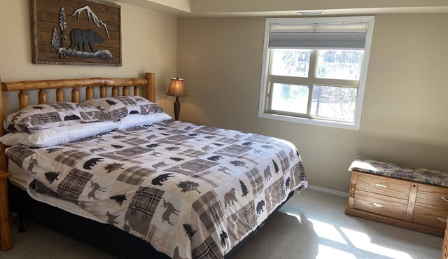Bears Den, sleeps 6, lakefront, amazing location, sun deck overlooking pool/lake in Invermere