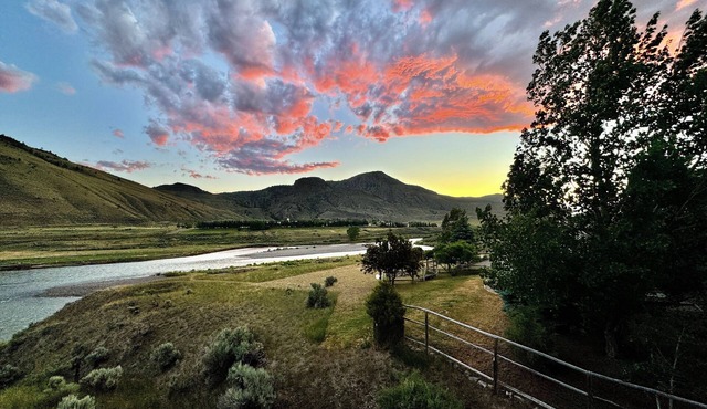 Bird's-Eye view of the Yellowstone River.