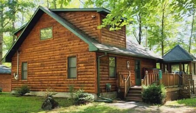 Black Bear Cottage-Hot Tub, Pet Friendly! in Baldwin