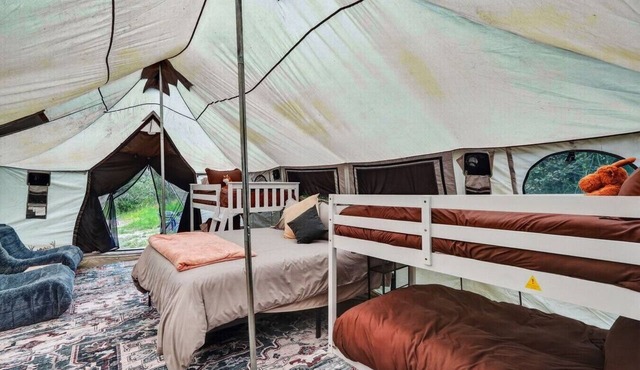 Bunk Tent at Camp Little Lemhi