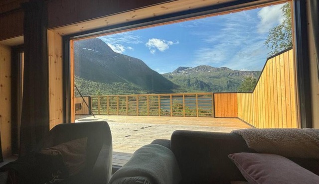 Cabin with PANORAMA View Sigerfjord Vesterålen in Sortland