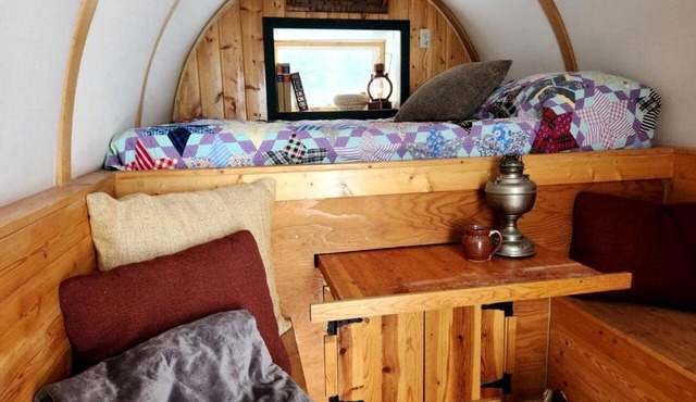 Charming Glamping Wagon with Mountain Views on Working Ranch near Grand Teton – Tetonia, Idaho