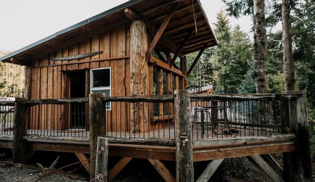 Cozy Log Cabin with Wood Burning Stove and Private Deck on the Olympic Peninsula, Washington in Forks