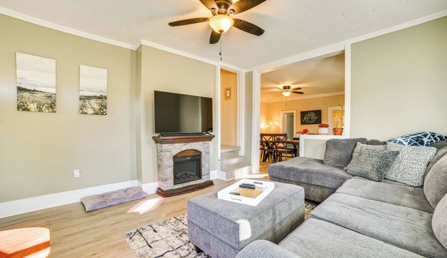 Deck & Fire Pit: Peaceful Home in Elmira in Elmira