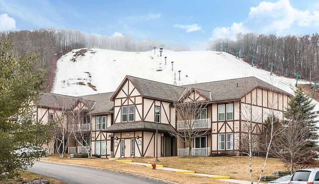 Enjoy the family for ski adventures in 2BD condo with resort amenities in Boyne Falls