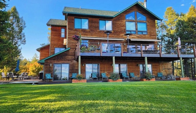 Flathead Lake retreat with panoramic views, fishing, boating, and paddling