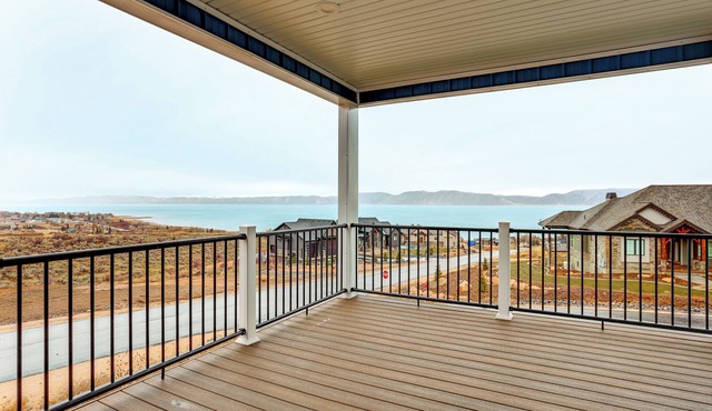 Hot Tub & Rec Room at Massive Bear Lake Home!