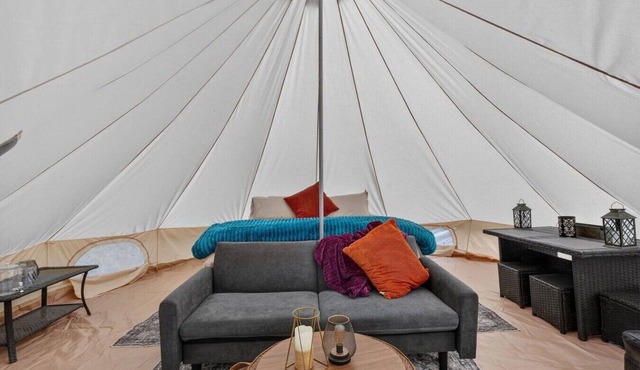 King of the Hill Bell Tent at Little Lemhi