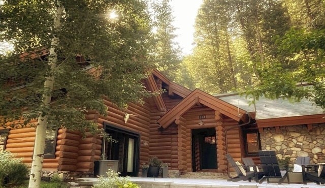 Luxury Log Cabin Retreat in Warm Springs, Sun Valley Idaho