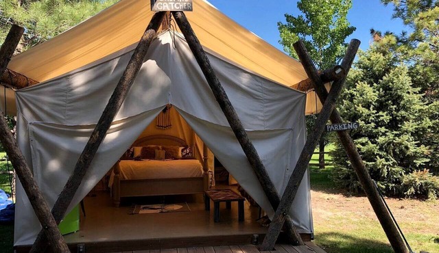 Luxury Safari Tent in Irwin, Idaho near Palisades Lake and Jackson Hole