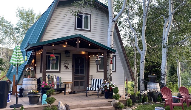 Mountain retreat cabin with a view near Park City. Amenities galore!
