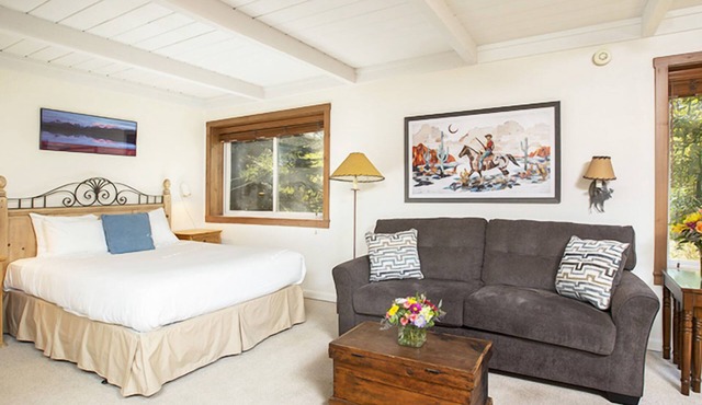 Mountain-View Studio Queen Condo with Kitchenette