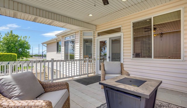 Near Hill AFB! Dual-Unit Home w/Deck & Patio