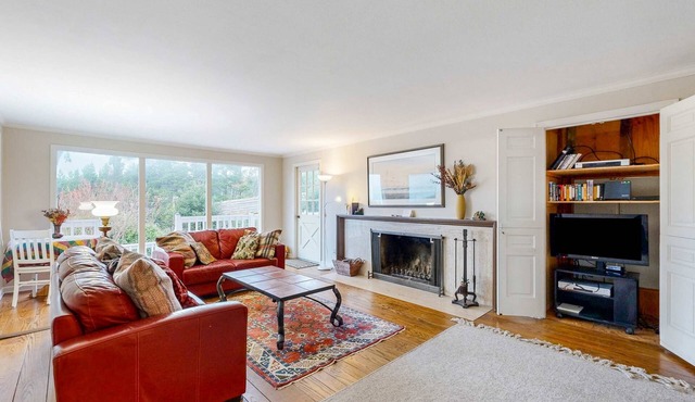 Oceanfront charmer with wood fireplace, games, & scenic deck - dog-friendly in Ocean Park