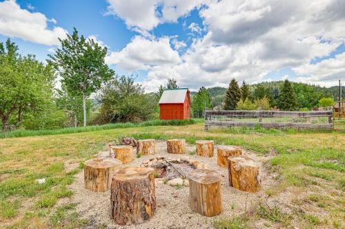 On-Site Creek & Trails: Huge Garden Valley Estate