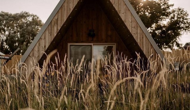 Romantic A-Frame Cabin near Yellowstone for an Amazing Glamping Getaway in Emigrant, Montana in Emigrant