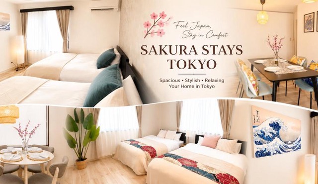 Sakura Stays Tokyo - Spacious Authentic Japanese Stay near Skytree & Asakusa in Tokyo
