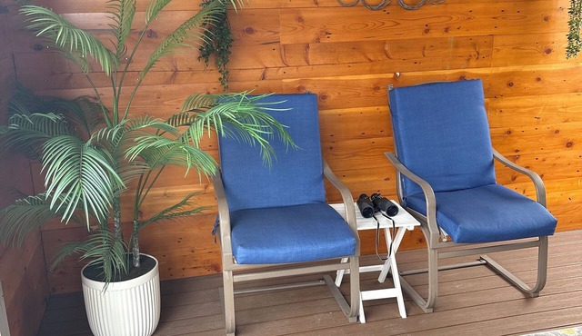 Salmon River Cottage Lookout is a cozy escape with fabulous views of the river.