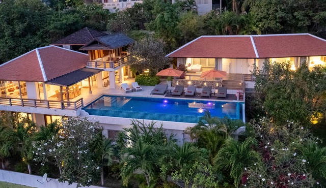 Samui Summit Villa : 4 Bedroom, Panoramic Bliss in Chang Wat Surat Thani