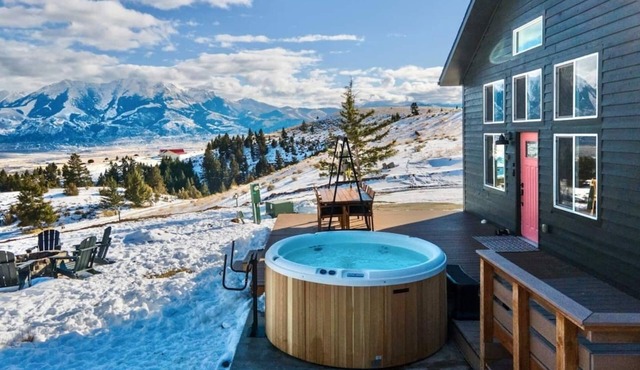 Sky Cabin Mountain Sauna Hot Tub Yellowstone