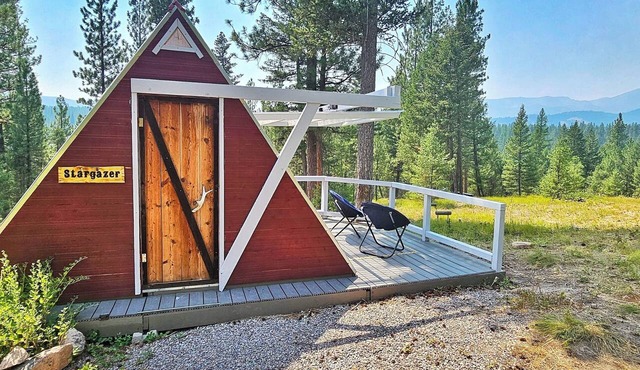 Stargazer Cabin - a Romantic Glamping Cabin Near Missoula, Montana