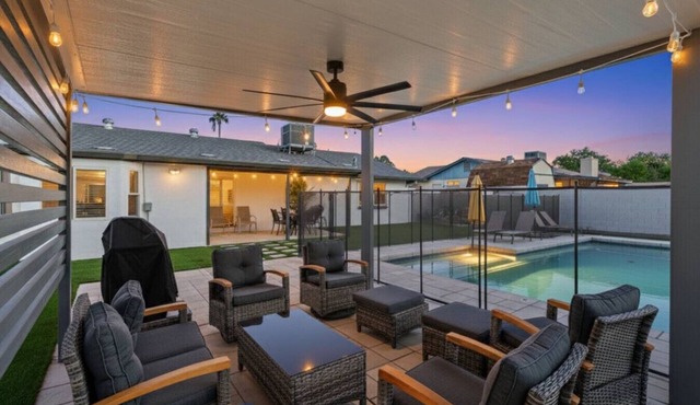 Stunning Home | Heated Pool | Pergola | Grill in Phoenix