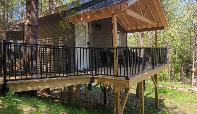 Tiny Treehouse Cabin | Bluff Woodlands #3 in Elba