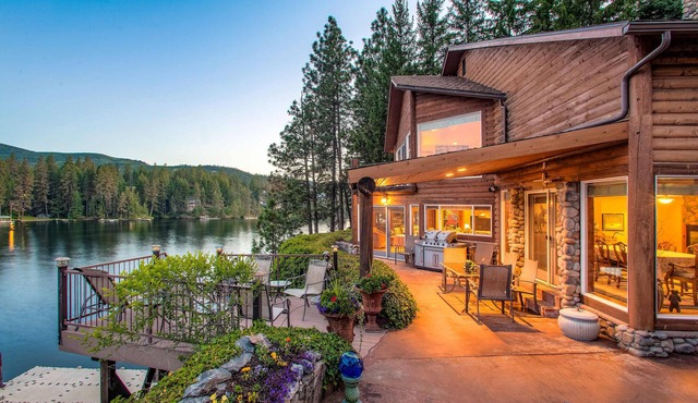 Unwind at Riverfront Estate in Post Falls in Post Falls