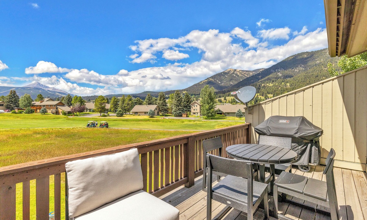 Big Sky Meadow Village Condo | Lone Peak Lookout l Big Sky Golf Course