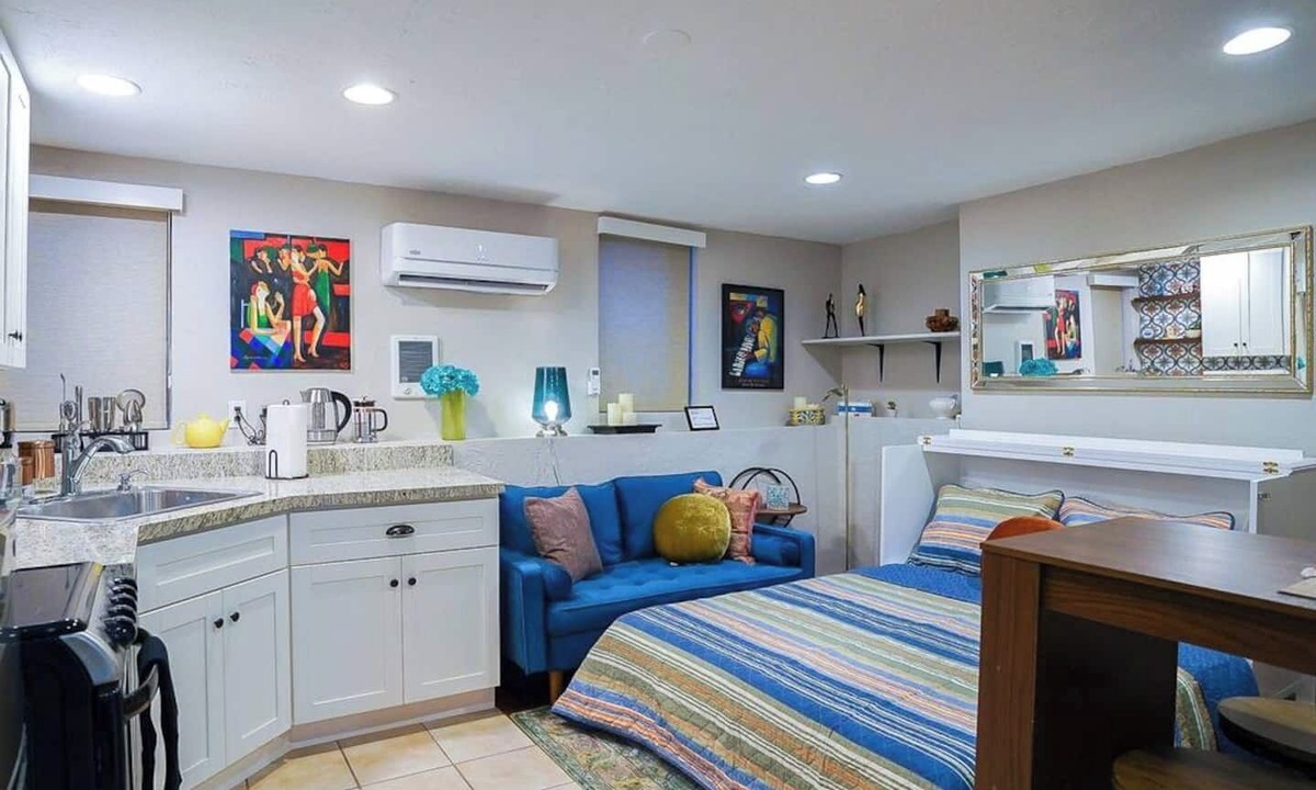 Central City Apartment | Perfectly Darling Downstairs Studio with Amenities