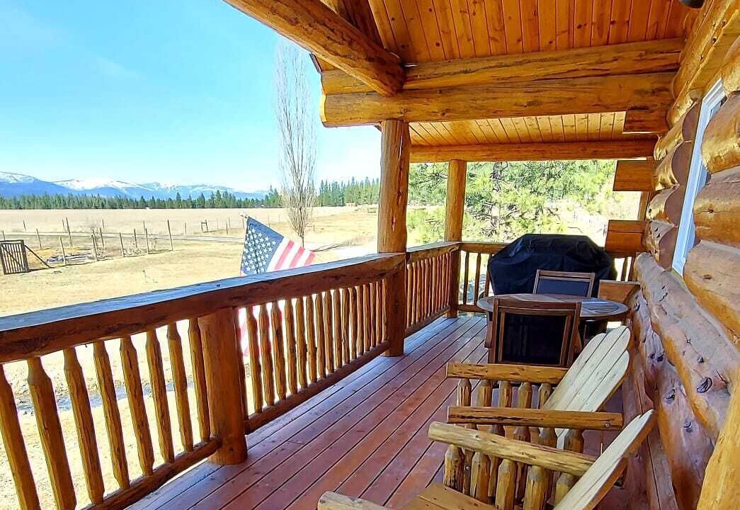 Libby Cabin | Legacy Lodge - Log Home Retreat - 5 bed 2 bath with stunning mountain views !