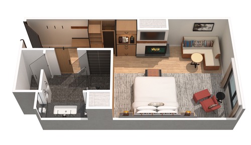 Premier Room, 1 King Bed (Mobility/Hearing Access, Roll-In Shwr)