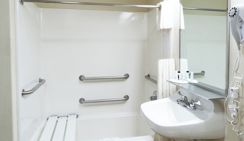 Room, 2 Double Beds, Non Smoking, Pets Not Allowed (Accessible, Seat in Shower)