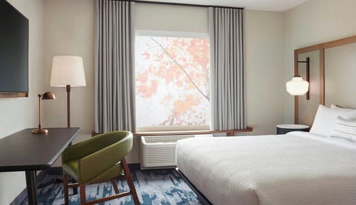 Suite, 1 King Bed with Sofa bed, City View