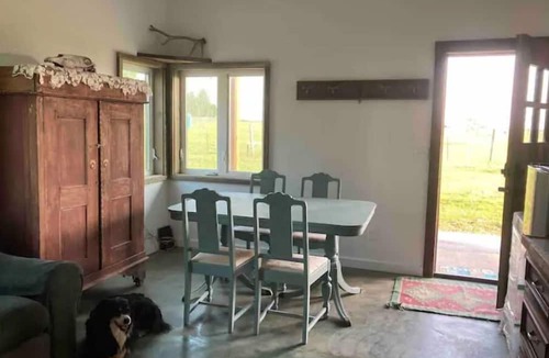 Driggs Apartment | Private farm house lock off on sheep farm with salt hot tub