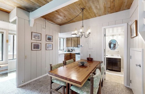 Sun Valley Condo | Charming condo with WiFi, deck, fireplace, shared pool, hot-tub, and sauna