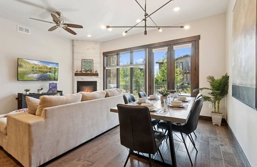 Park City Condo | Modern Mountain Escape at Blackstone Walk to PCMR!
