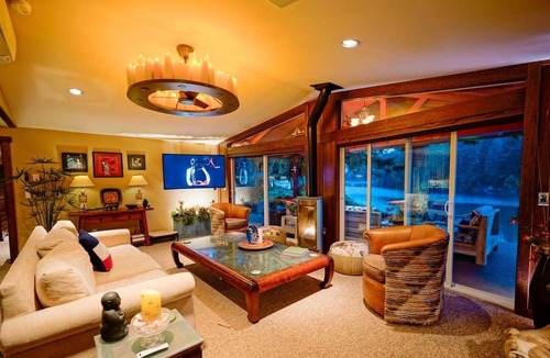 Deer Harbor House | Deer Harbor Orcas WA Waterfront estate, dock, 3 bldg, spa, greenhouses.Tiki room