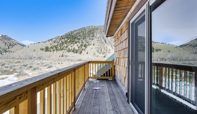 Riverfront Montana Log Cabin w/Mountain Views!