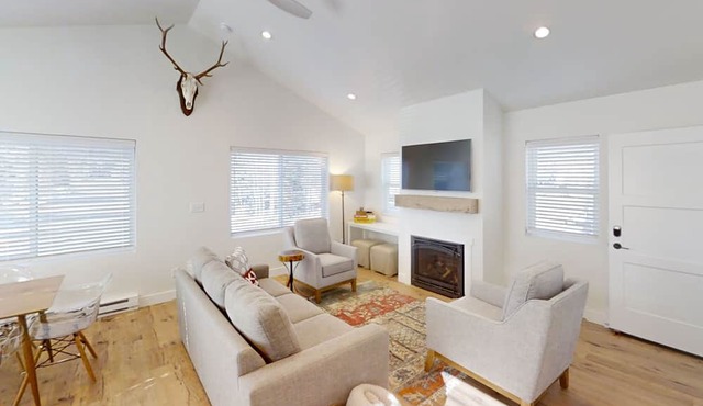 NEW Listing! NEW Build! Condo is 1-block walk to restaurants, shopping, concerts
