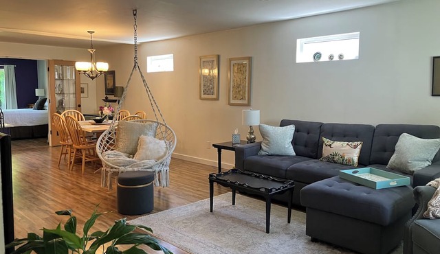 Charming cottage in scenic Seattle with AC, WiFi, and all the comforts of home.